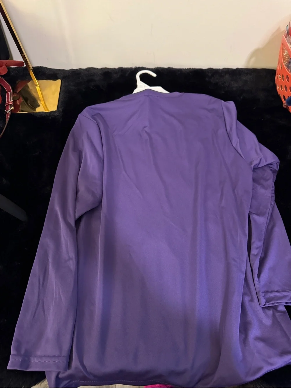Tigers Purple Long-Sleeve Kids Tee
